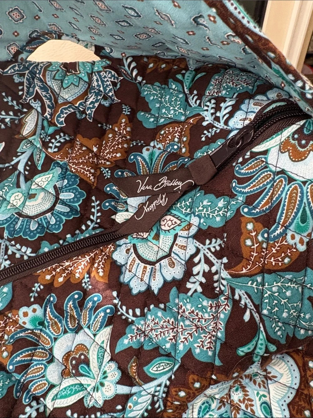 Vera Bradley Java Blue Floral Garment Bag